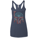 No Distintergrations Women's Triblend Racerback Tank