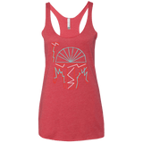 No Distintergrations Women's Triblend Racerback Tank