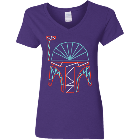 T-Shirts Purple / S No Distintergrations Women's V-Neck T-Shirt