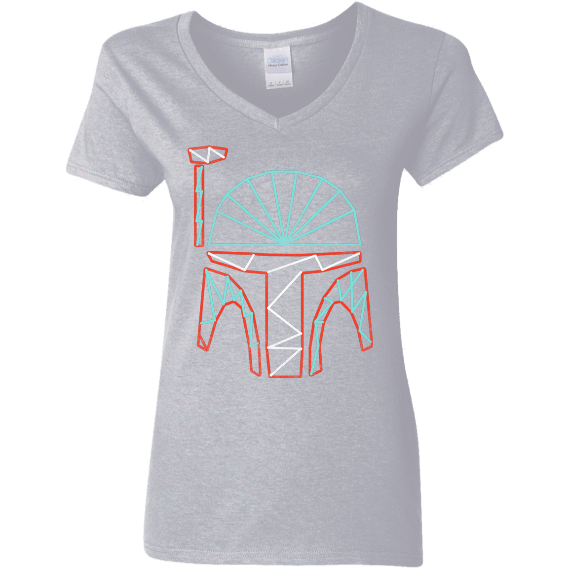 T-Shirts Sport Grey / S No Distintergrations Women's V-Neck T-Shirt