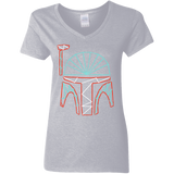 T-Shirts Sport Grey / S No Distintergrations Women's V-Neck T-Shirt