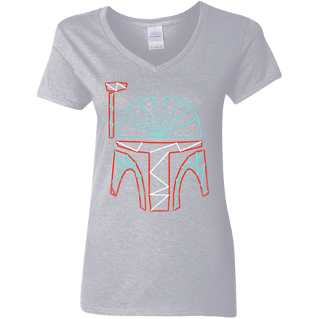 T-Shirts Sport Grey / S No Distintergrations Women's V-Neck T-Shirt