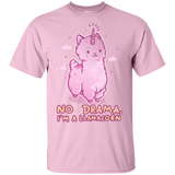 T-Shirts Light Pink / S No Drama Llamacorn T-Shirt
