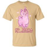 T-Shirts Vegas Gold / S No Drama Llamacorn T-Shirt