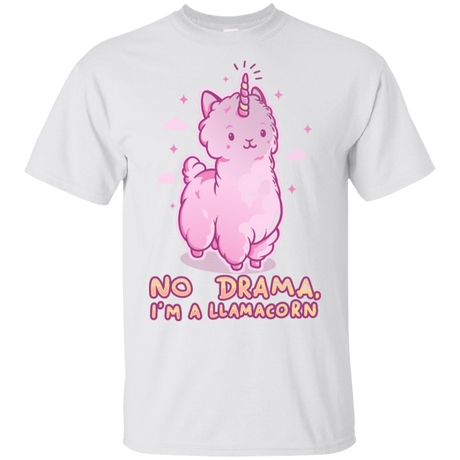 T-Shirts White / S No Drama Llamacorn T-Shirt