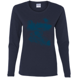 T-Shirts Navy / S No Escape Women's Long Sleeve T-Shirt