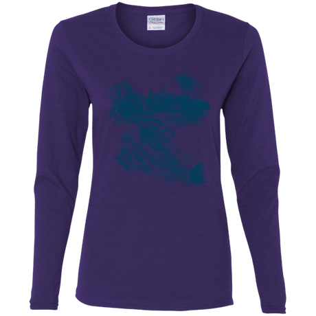 T-Shirts Purple / S No Escape Women's Long Sleeve T-Shirt
