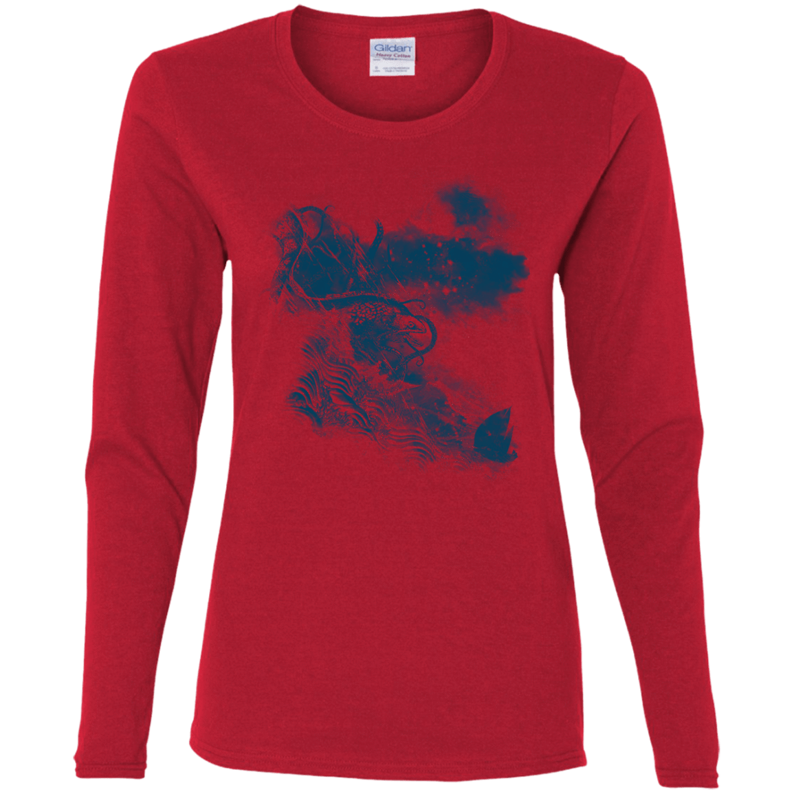 T-Shirts Red / S No Escape Women's Long Sleeve T-Shirt