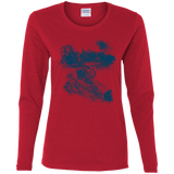 T-Shirts Red / S No Escape Women's Long Sleeve T-Shirt