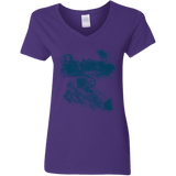 T-Shirts Purple / S No Escape Women's V-Neck T-Shirt