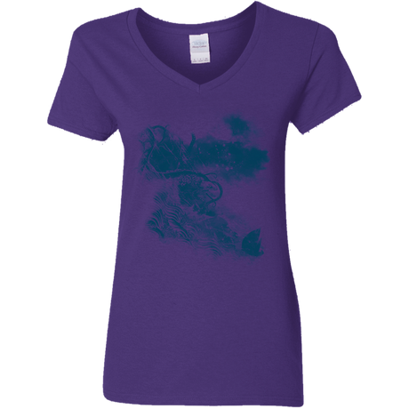 T-Shirts Purple / S No Escape Women's V-Neck T-Shirt