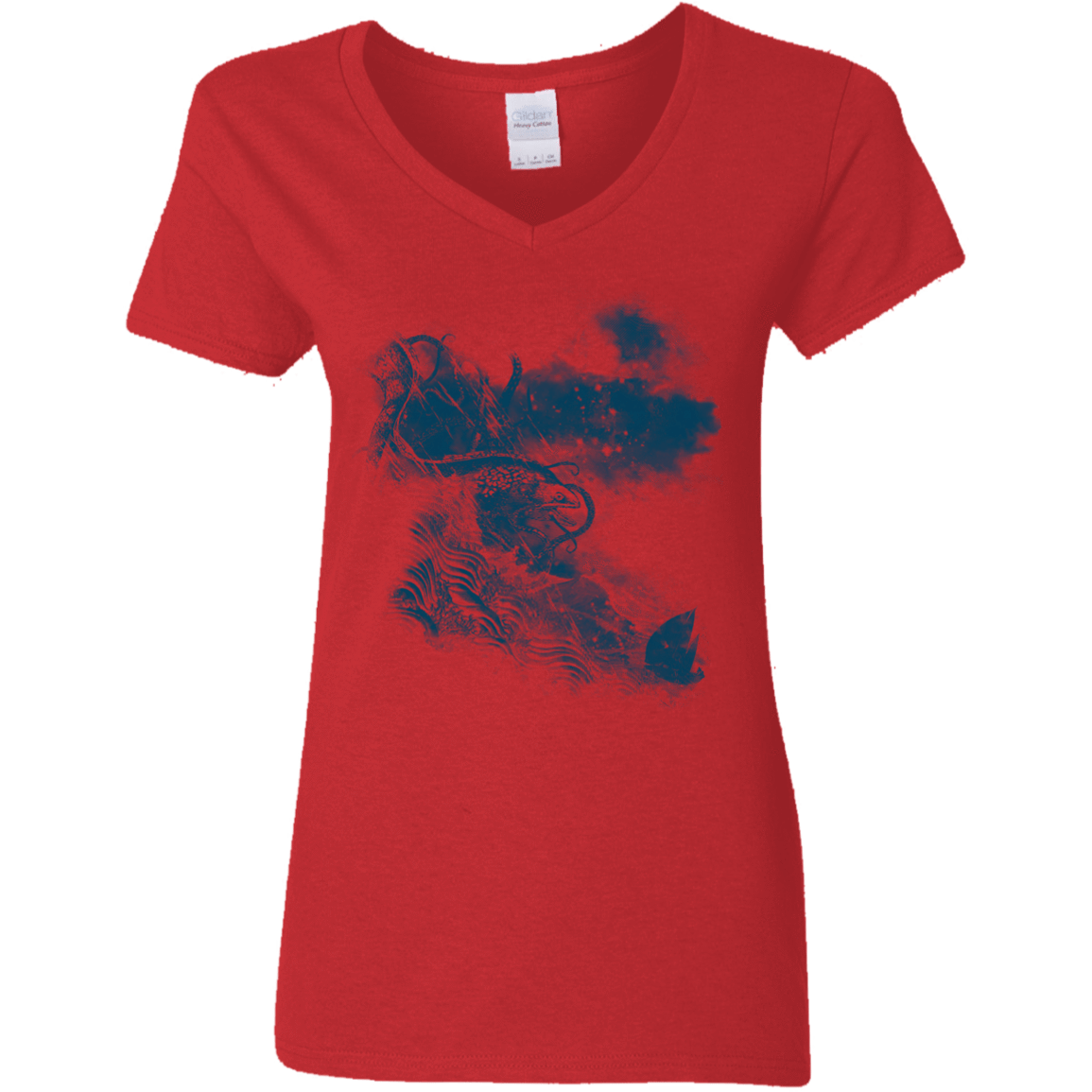 T-Shirts Red / S No Escape Women's V-Neck T-Shirt