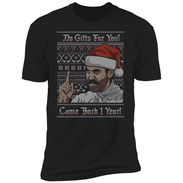 T-Shirts Black / X-Small No Gifts For You Ugly Sweater Men's Premium T-Shirt