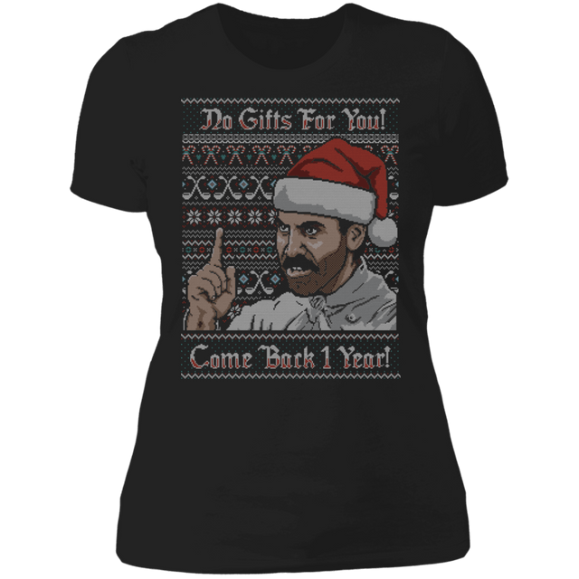 T-Shirts Black / X-Small No Gifts For You Ugly Sweater Women's Premium T-Shirt