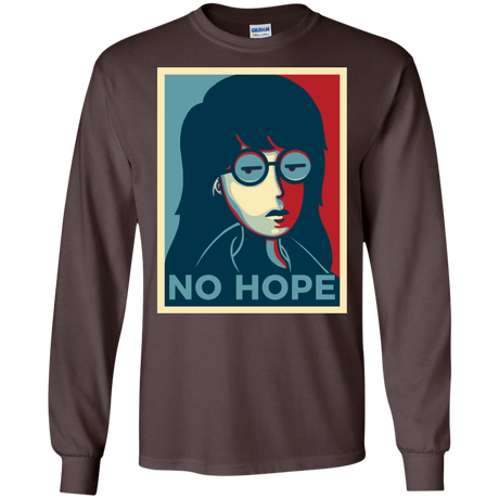 T-Shirts Dark Chocolate / S No Life. No Hope. No Future Men's Long Sleeve T-Shirt