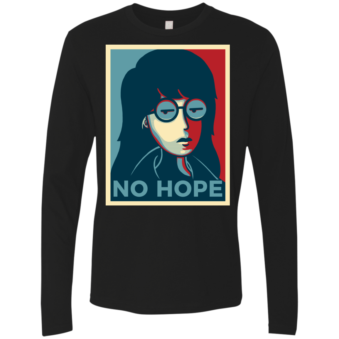T-Shirts Black / S No Life. No Hope. No Future Men's Premium Long Sleeve
