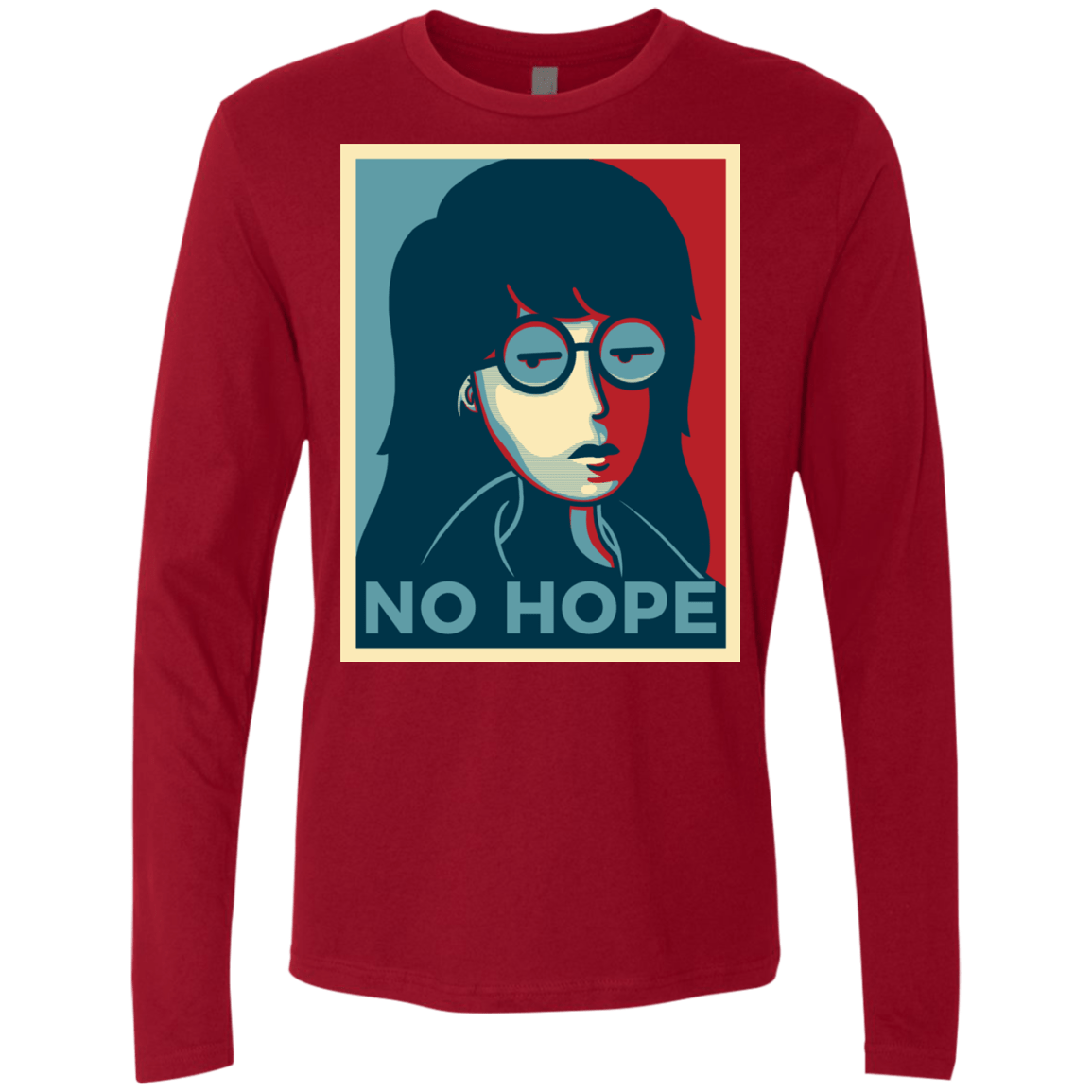 T-Shirts Cardinal / S No Life. No Hope. No Future Men's Premium Long Sleeve