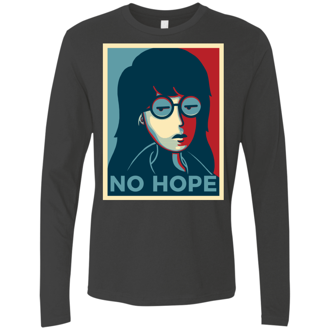 T-Shirts Heavy Metal / S No Life. No Hope. No Future Men's Premium Long Sleeve