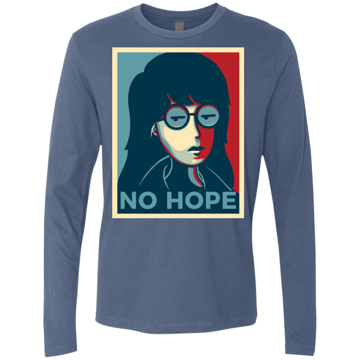 T-Shirts Indigo / S No Life. No Hope. No Future Men's Premium Long Sleeve