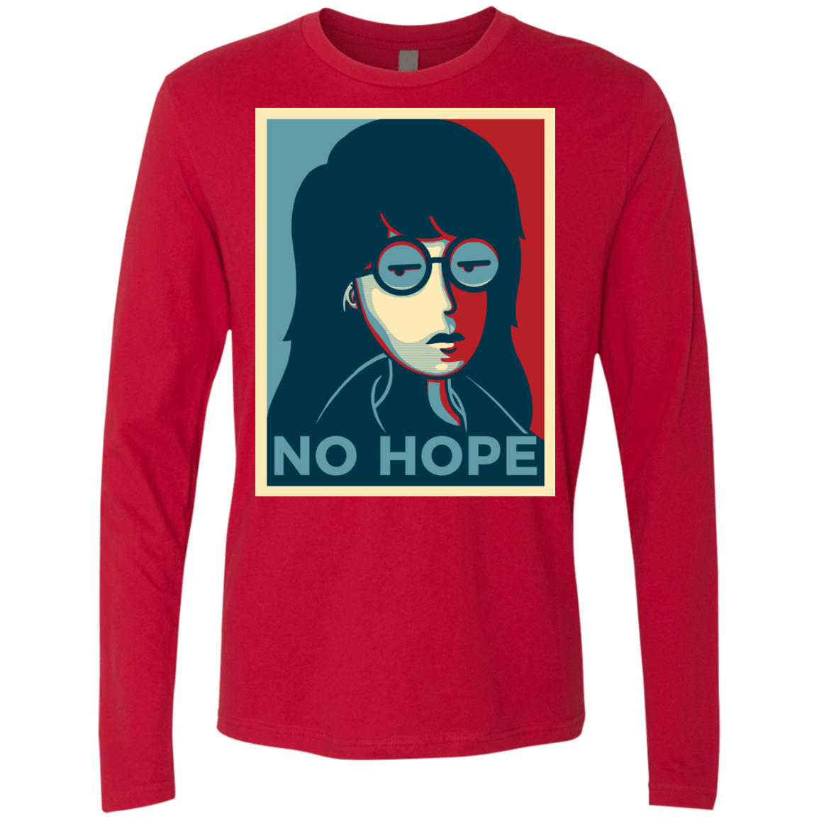 T-Shirts Red / S No Life. No Hope. No Future Men's Premium Long Sleeve