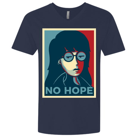 T-Shirts Midnight Navy / X-Small No Life. No Hope. No Future Men's Premium V-Neck