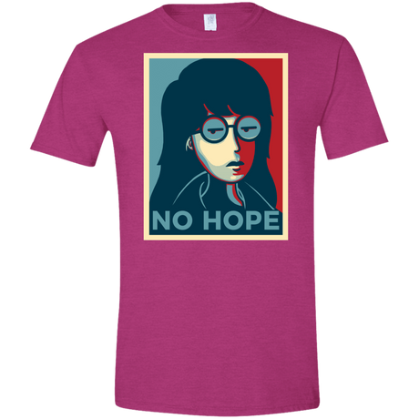 T-Shirts Antique Heliconia / S No Life. No Hope. No Future Men's Semi-Fitted Softstyle