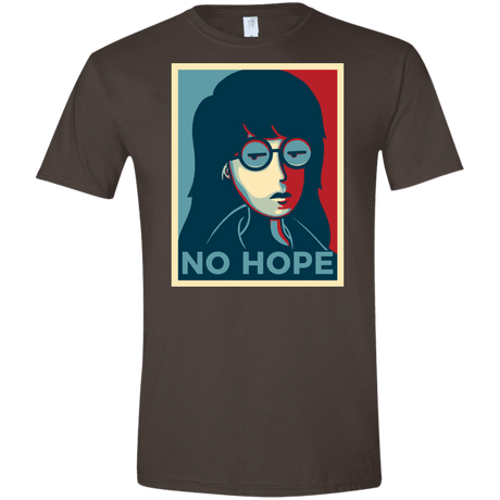 T-Shirts Dark Chocolate / S No Life. No Hope. No Future Men's Semi-Fitted Softstyle