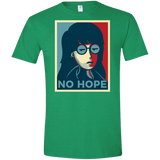 T-Shirts Heather Irish Green / S No Life. No Hope. No Future Men's Semi-Fitted Softstyle