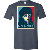 T-Shirts Heather Navy / S No Life. No Hope. No Future Men's Semi-Fitted Softstyle