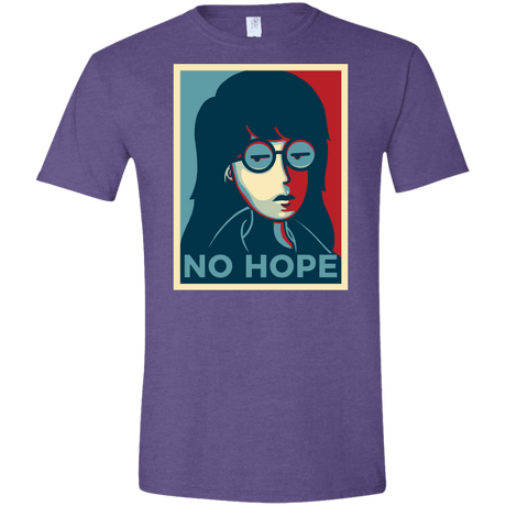T-Shirts Heather Purple / S No Life. No Hope. No Future Men's Semi-Fitted Softstyle