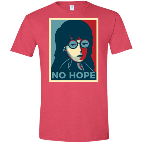T-Shirts Heather Red / S No Life. No Hope. No Future Men's Semi-Fitted Softstyle