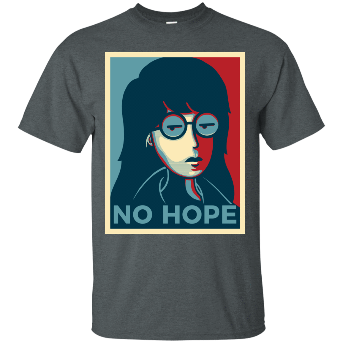 T-Shirts Dark Heather / S No Life. No Hope. No Future T-Shirt