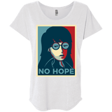 T-Shirts Heather White / X-Small No Life. No Hope. No Future Triblend Dolman Sleeve