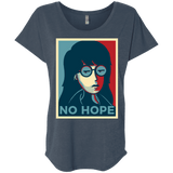 T-Shirts Indigo / X-Small No Life. No Hope. No Future Triblend Dolman Sleeve