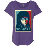 T-Shirts Purple Rush / X-Small No Life. No Hope. No Future Triblend Dolman Sleeve