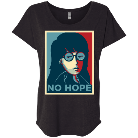 T-Shirts Vintage Black / X-Small No Life. No Hope. No Future Triblend Dolman Sleeve