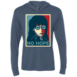 T-Shirts Indigo / X-Small No Life. No Hope. No Future Triblend Long Sleeve Hoodie Tee