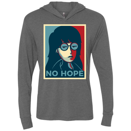 T-Shirts Premium Heather / X-Small No Life. No Hope. No Future Triblend Long Sleeve Hoodie Tee