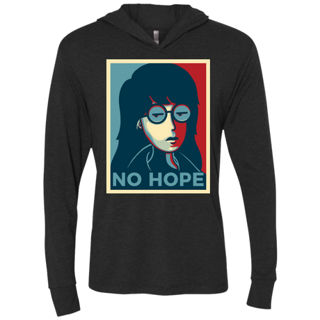 T-Shirts Vintage Black / X-Small No Life. No Hope. No Future Triblend Long Sleeve Hoodie Tee