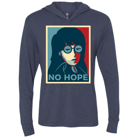 T-Shirts Vintage Navy / X-Small No Life. No Hope. No Future Triblend Long Sleeve Hoodie Tee