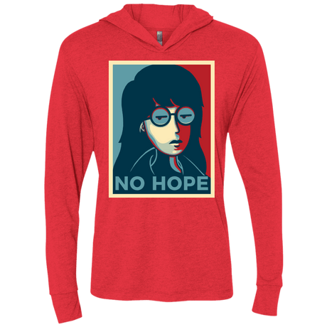 T-Shirts Vintage Red / X-Small No Life. No Hope. No Future Triblend Long Sleeve Hoodie Tee