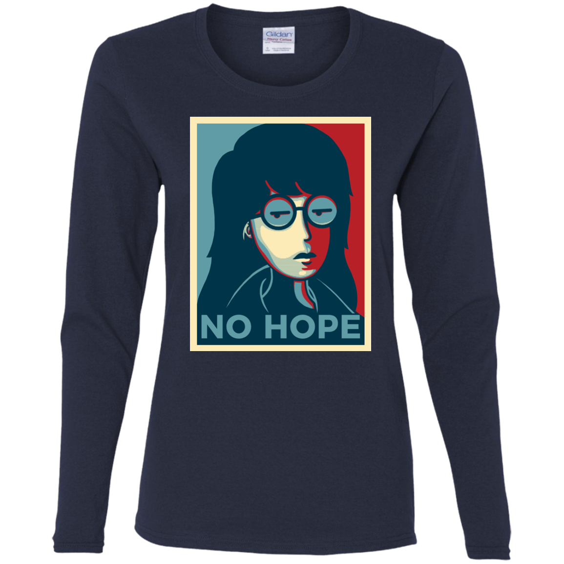 T-Shirts Navy / S No Life. No Hope. No Future Women's Long Sleeve T-Shirt