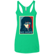 T-Shirts Envy / X-Small No Life. No Hope. No Future Women's Triblend Racerback Tank