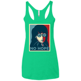 T-Shirts Envy / X-Small No Life. No Hope. No Future Women's Triblend Racerback Tank