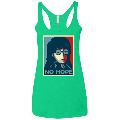 T-Shirts Envy / X-Small No Life. No Hope. No Future Women's Triblend Racerback Tank