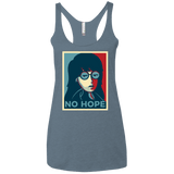 T-Shirts Indigo / X-Small No Life. No Hope. No Future Women's Triblend Racerback Tank