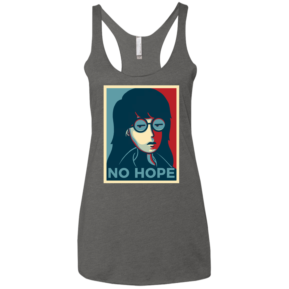 T-Shirts Premium Heather / X-Small No Life. No Hope. No Future Women's Triblend Racerback Tank