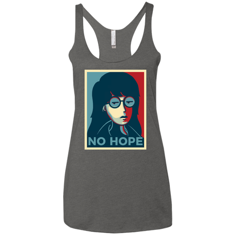 T-Shirts Premium Heather / X-Small No Life. No Hope. No Future Women's Triblend Racerback Tank