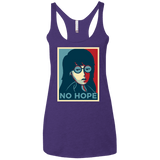 T-Shirts Purple Rush / X-Small No Life. No Hope. No Future Women's Triblend Racerback Tank