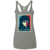 T-Shirts Venetian Grey / X-Small No Life. No Hope. No Future Women's Triblend Racerback Tank